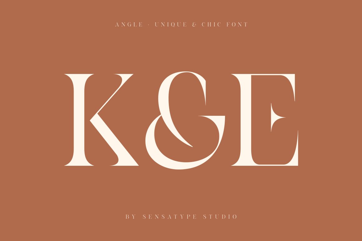 Angle - Unique & Chic Font