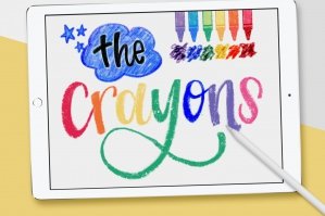 Crayon Procreate Brushes