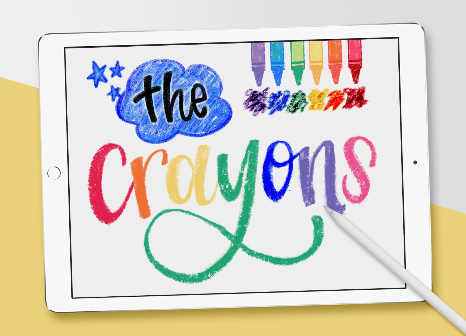Crayon Procreate Brushes