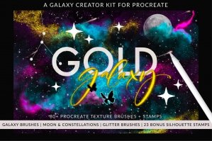 Galaxy Creator Kit for Procreate