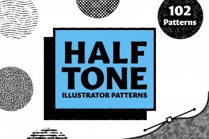 Halftone - Patterns for Illustrator