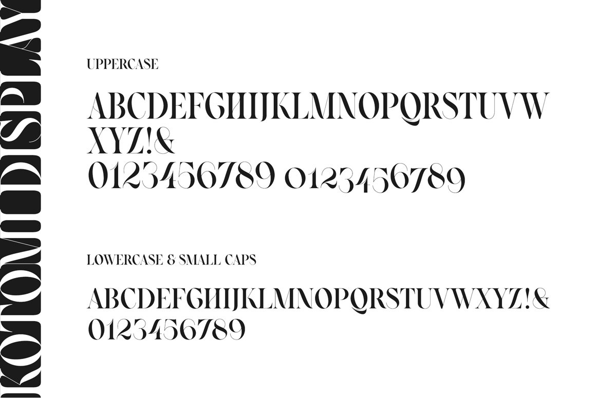 Kotomi Display High Contrast Serif Font