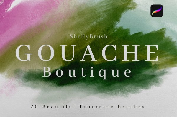 Gouache Boutique Procreate Brushes — Shelly Laslo Illustration