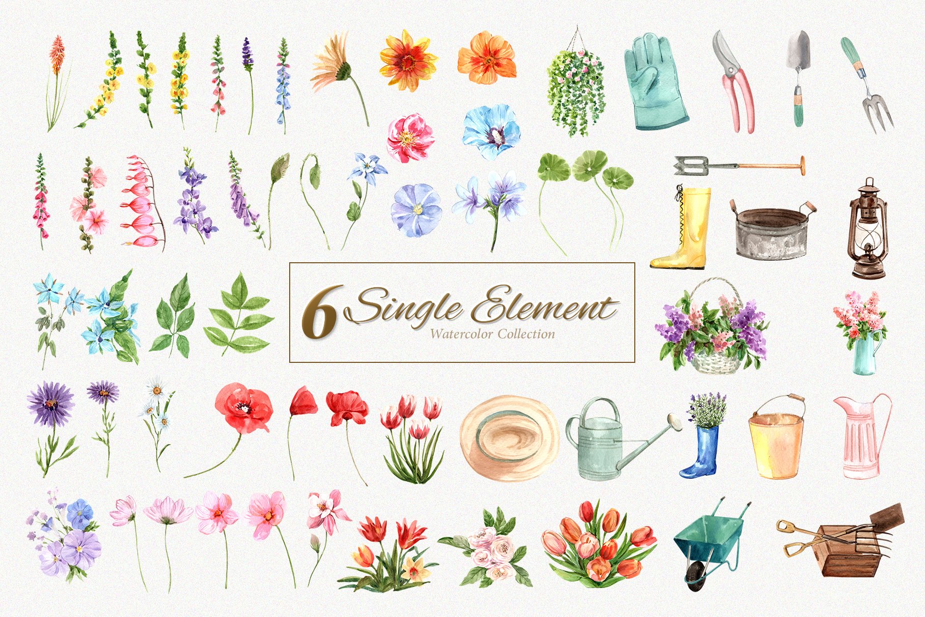The Flower Garden Watercolor Set