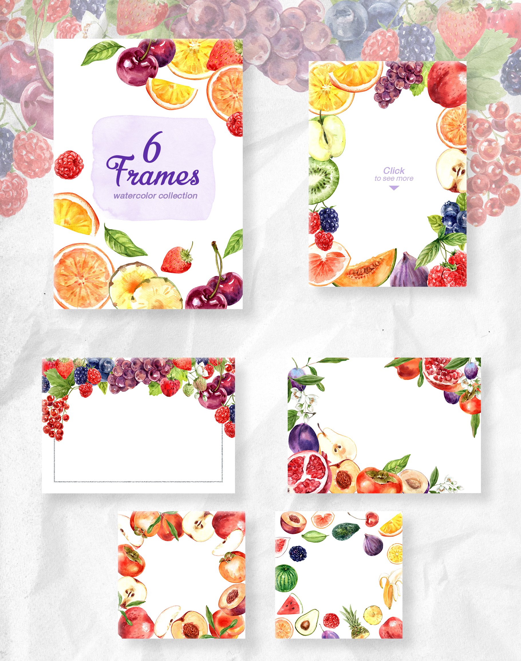 Tropical Fruits & Mix-Berry Set
