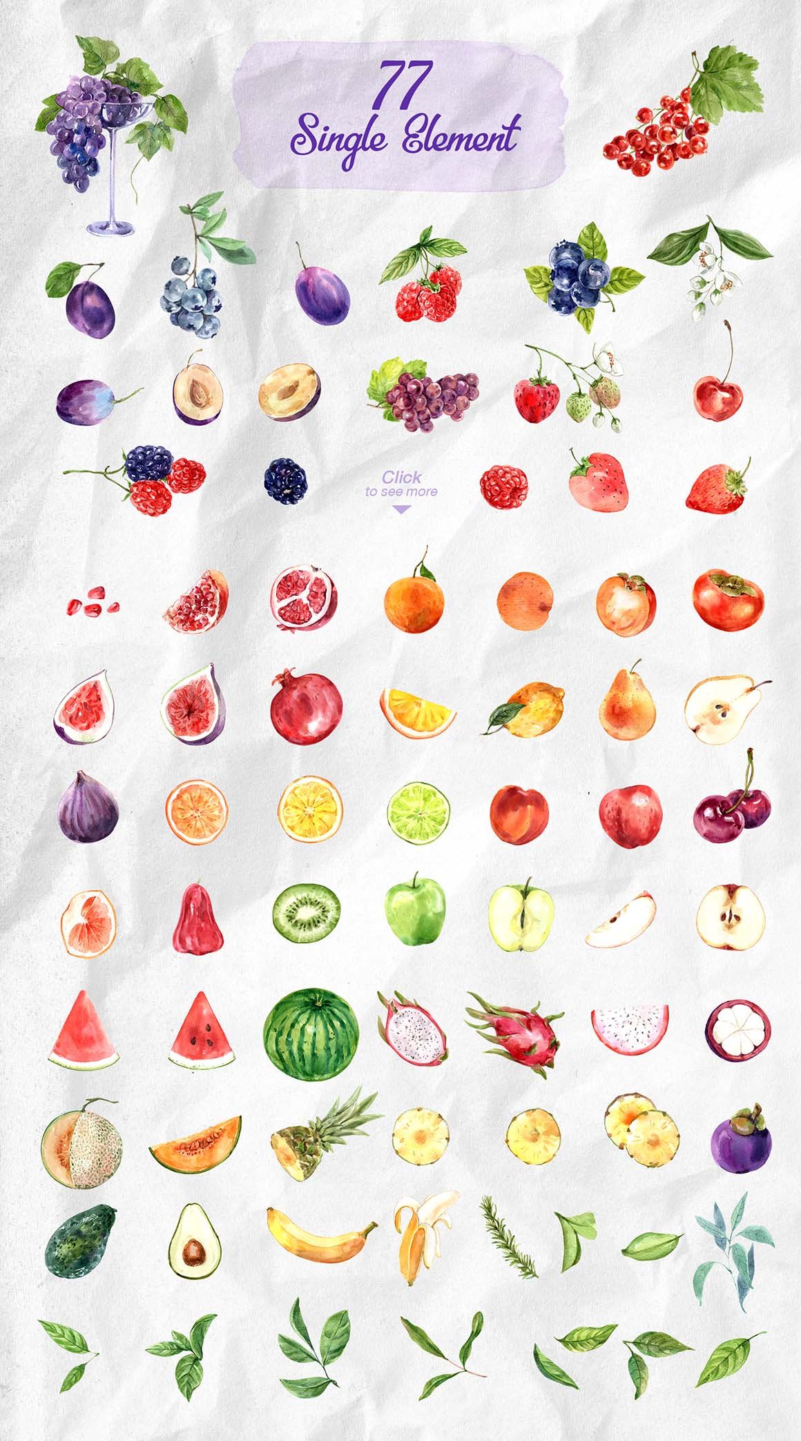 Tropical Fruits & Mix-Berry Set