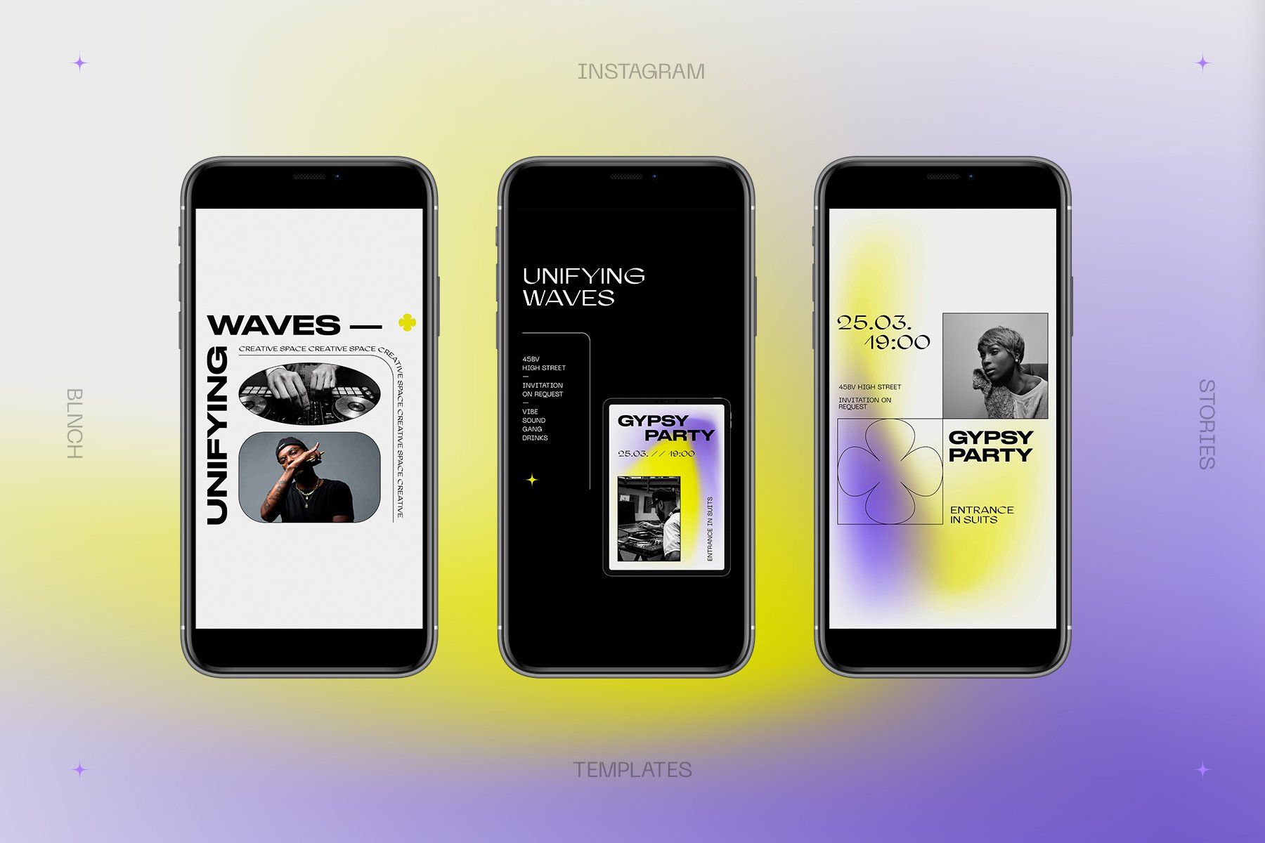 Unifying Waves Instagram Templates