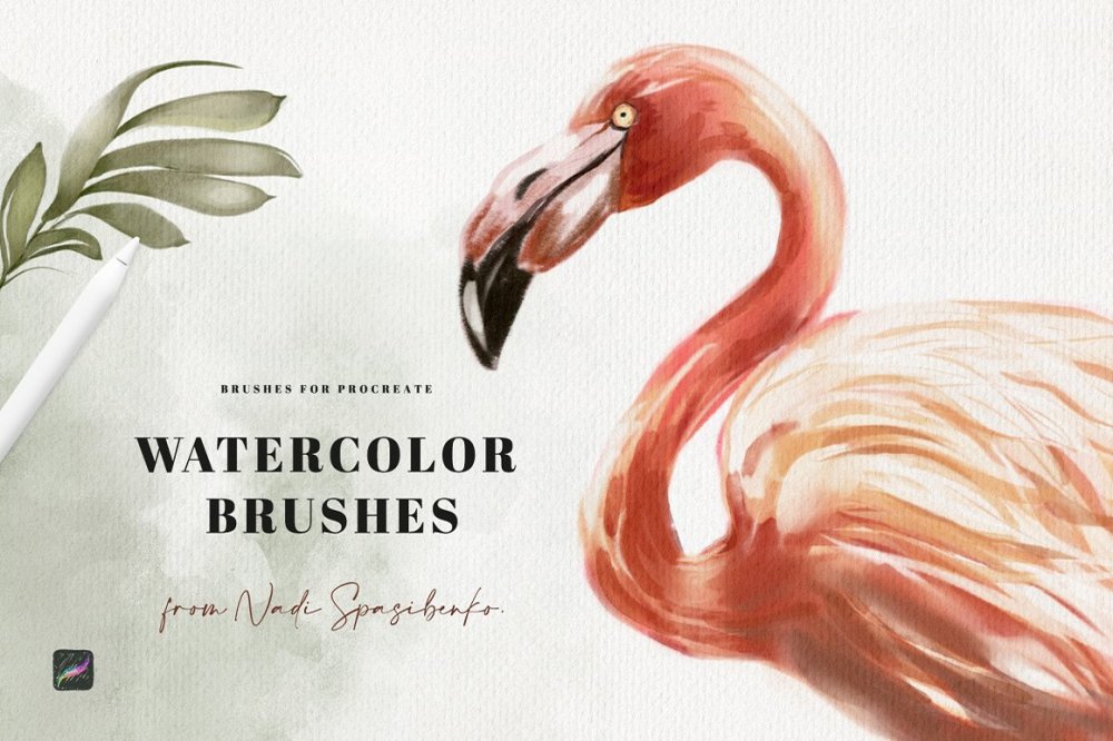 Watercolour Brushes for Procreate