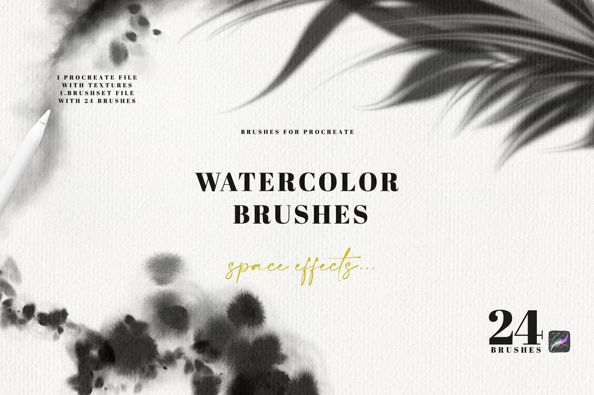 Watercolor Brushes for Procreate