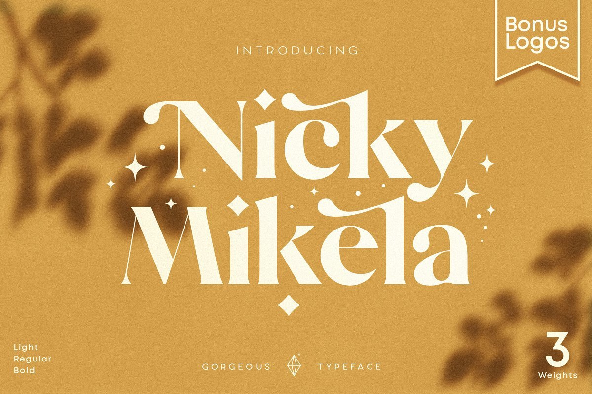 Mikela - Gorgeous Typefaces