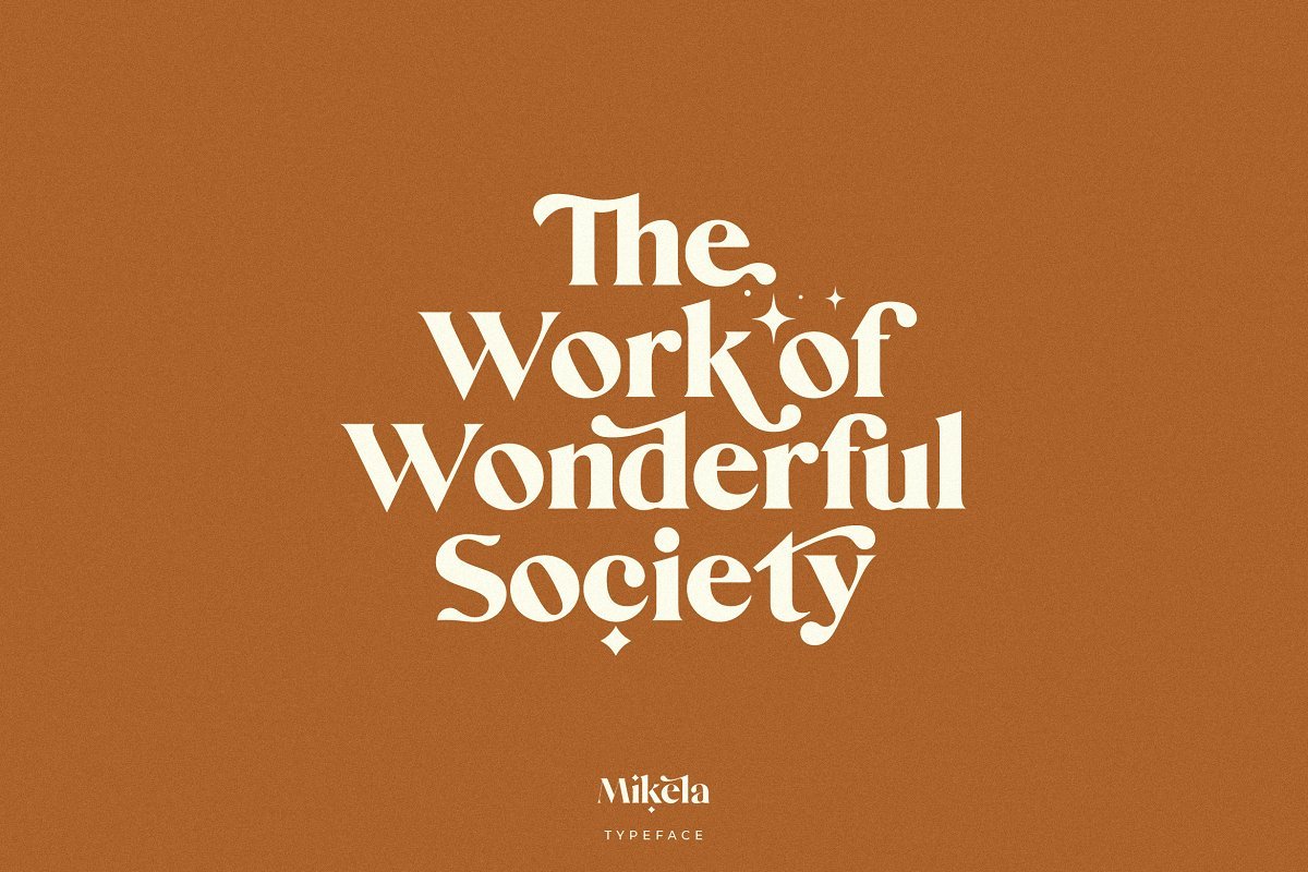 Mikela - Gorgeous Typefaces