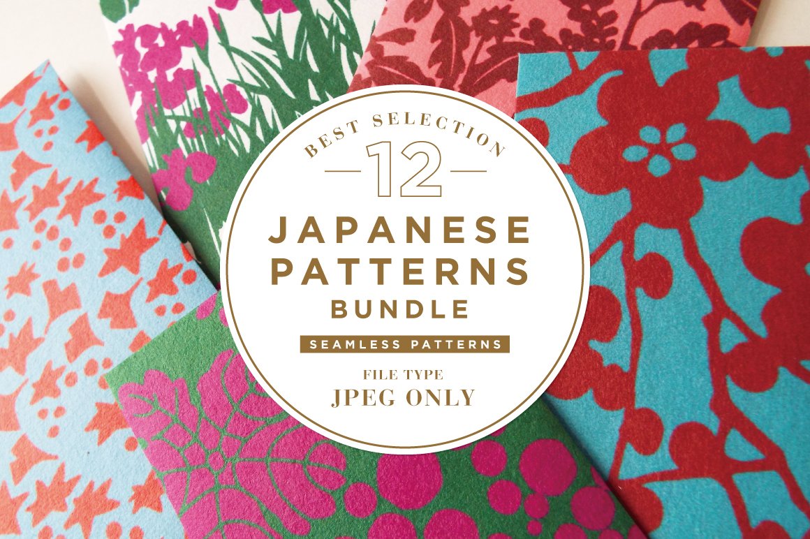 12 Best Innovative Japanese Patterns Bundle