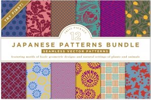 12 Innovative Japanese Patterns Bundle