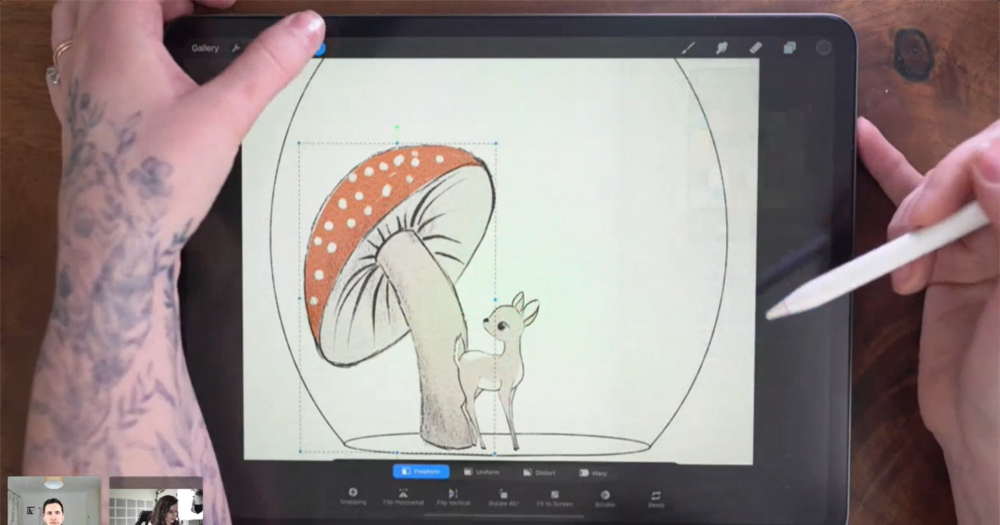 Animating a Woodland Illustration in Procreate with Addie Hanson