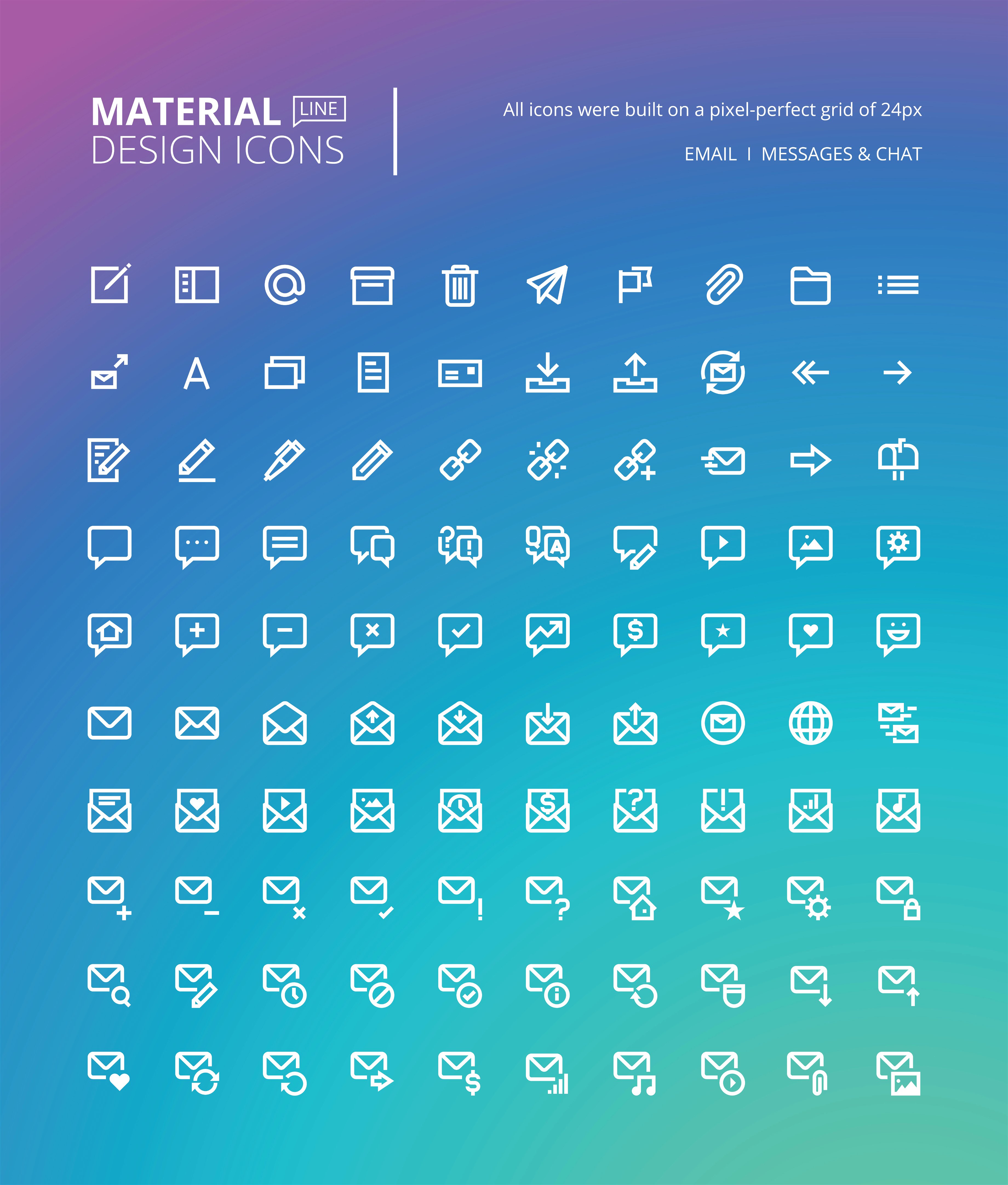 800 Material Design Icons