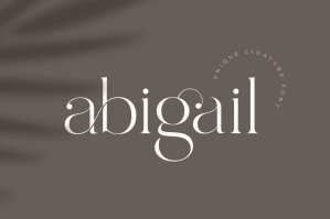 Abigail - Unique Ligature Font