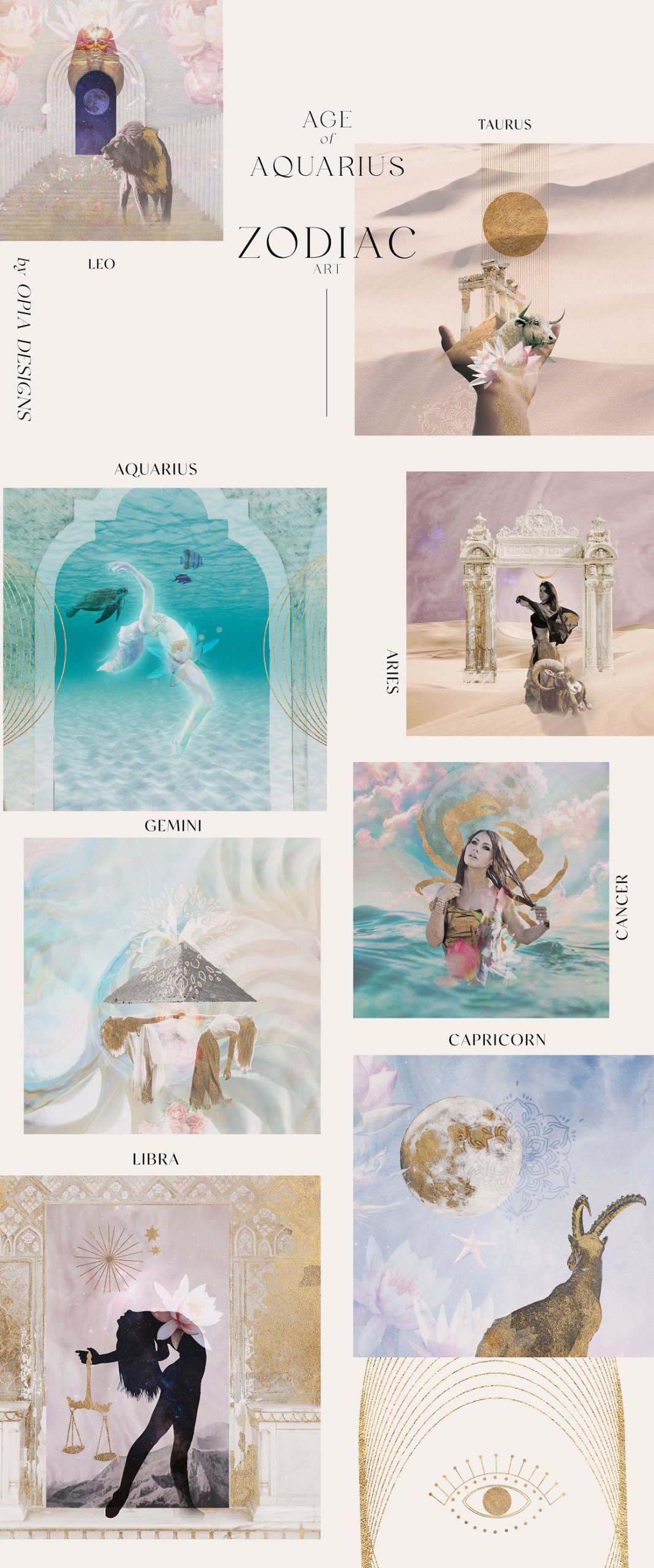 Age of Aquarius - Mystic Collage