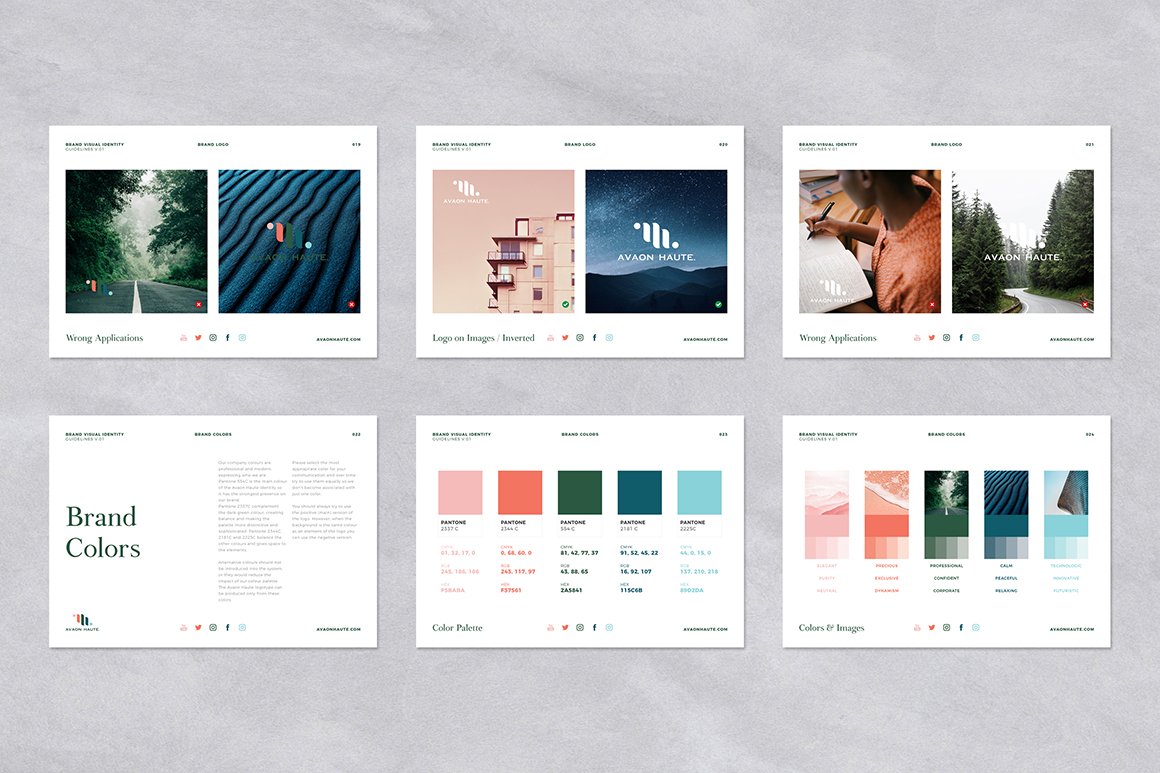Brand Visual Identity Guidelines Template