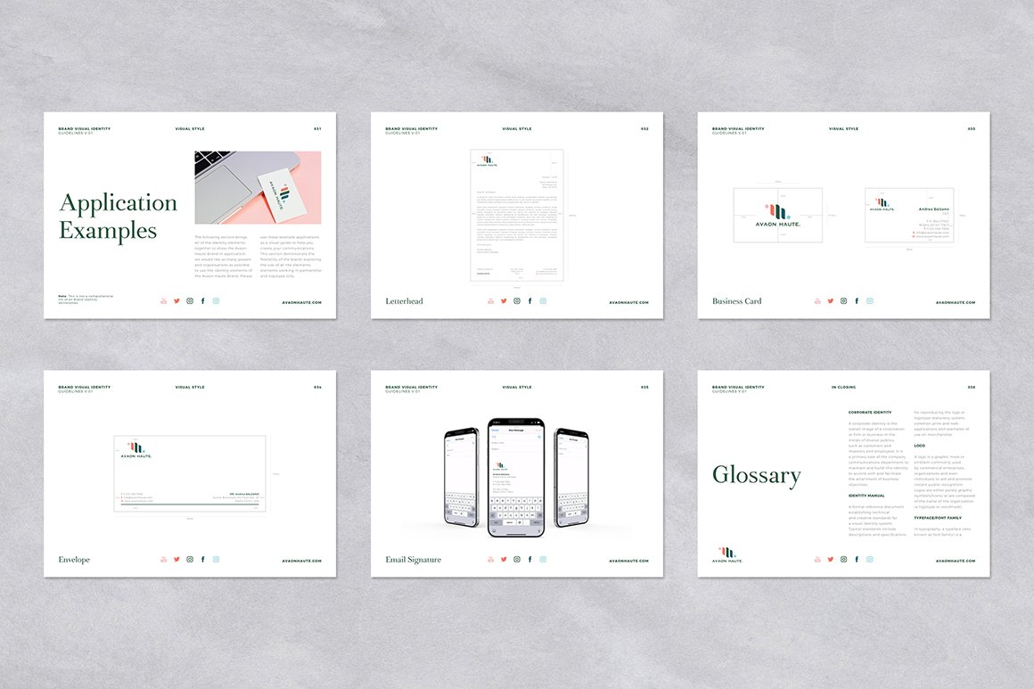 Brand Visual Identity Guidelines Template