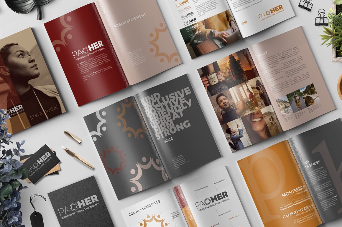 Branding Style Guide Template for InDesign