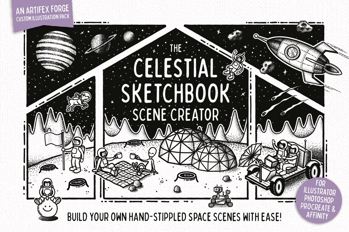 Celestial Sketchbook - Scene Creator