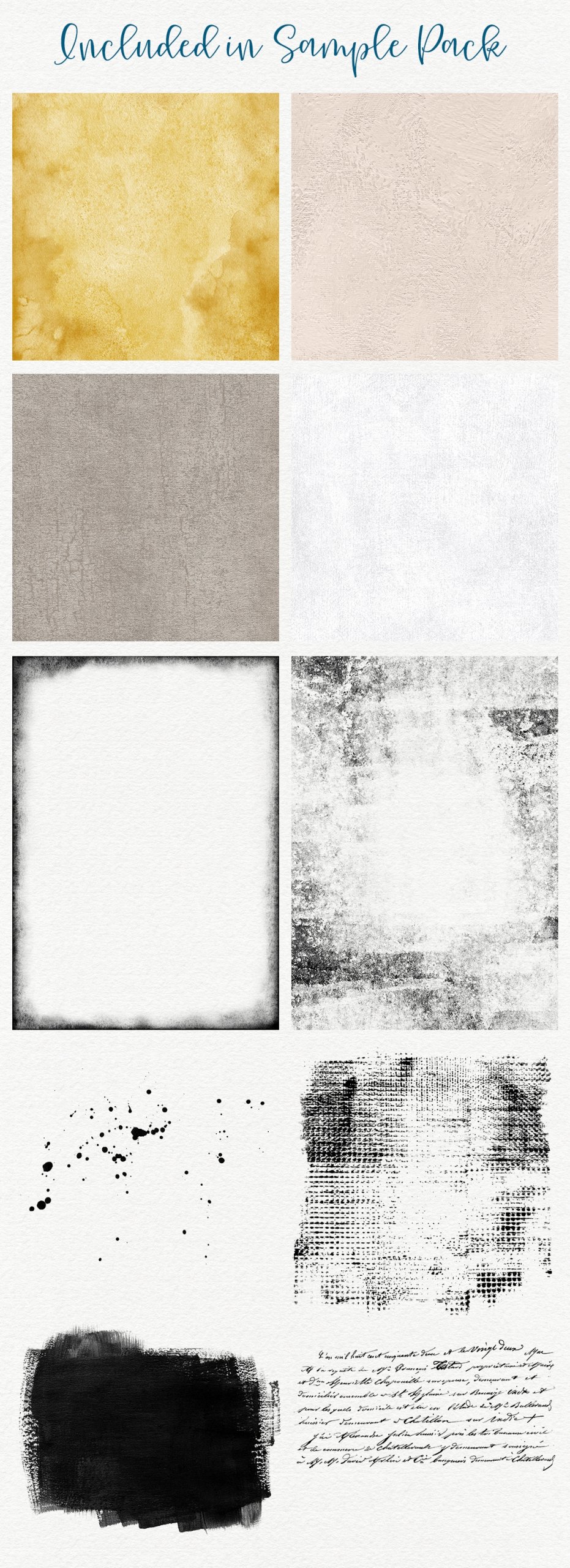 Complete Inspirational Textures & Elements Collection Sample