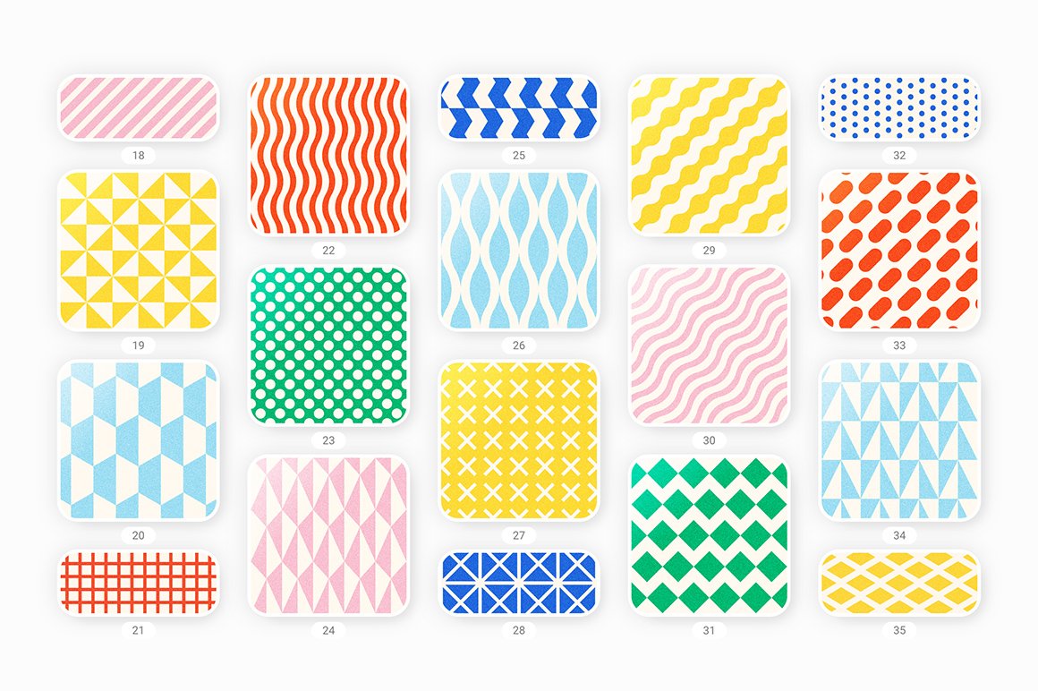 Essential Geometric Seamless Patterns Collection