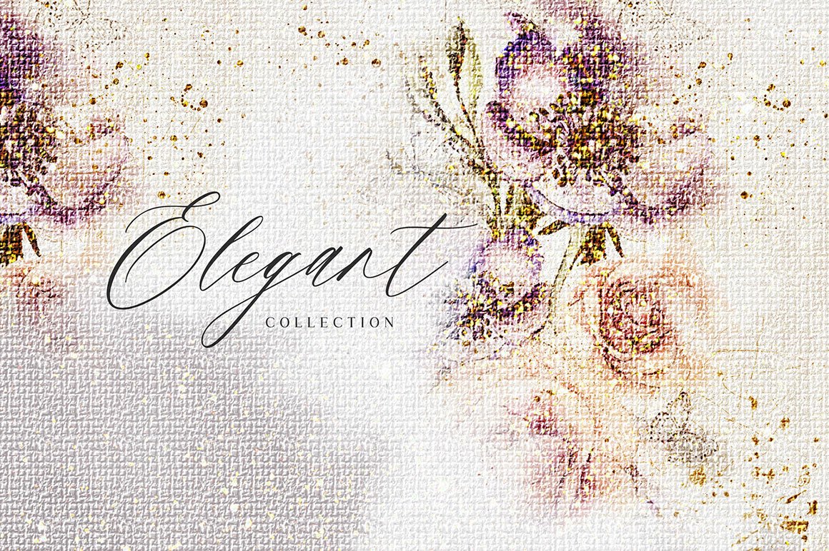 Elegant Flowers Background - Design Cuts