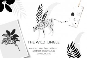 Jungle Animals Vector Set