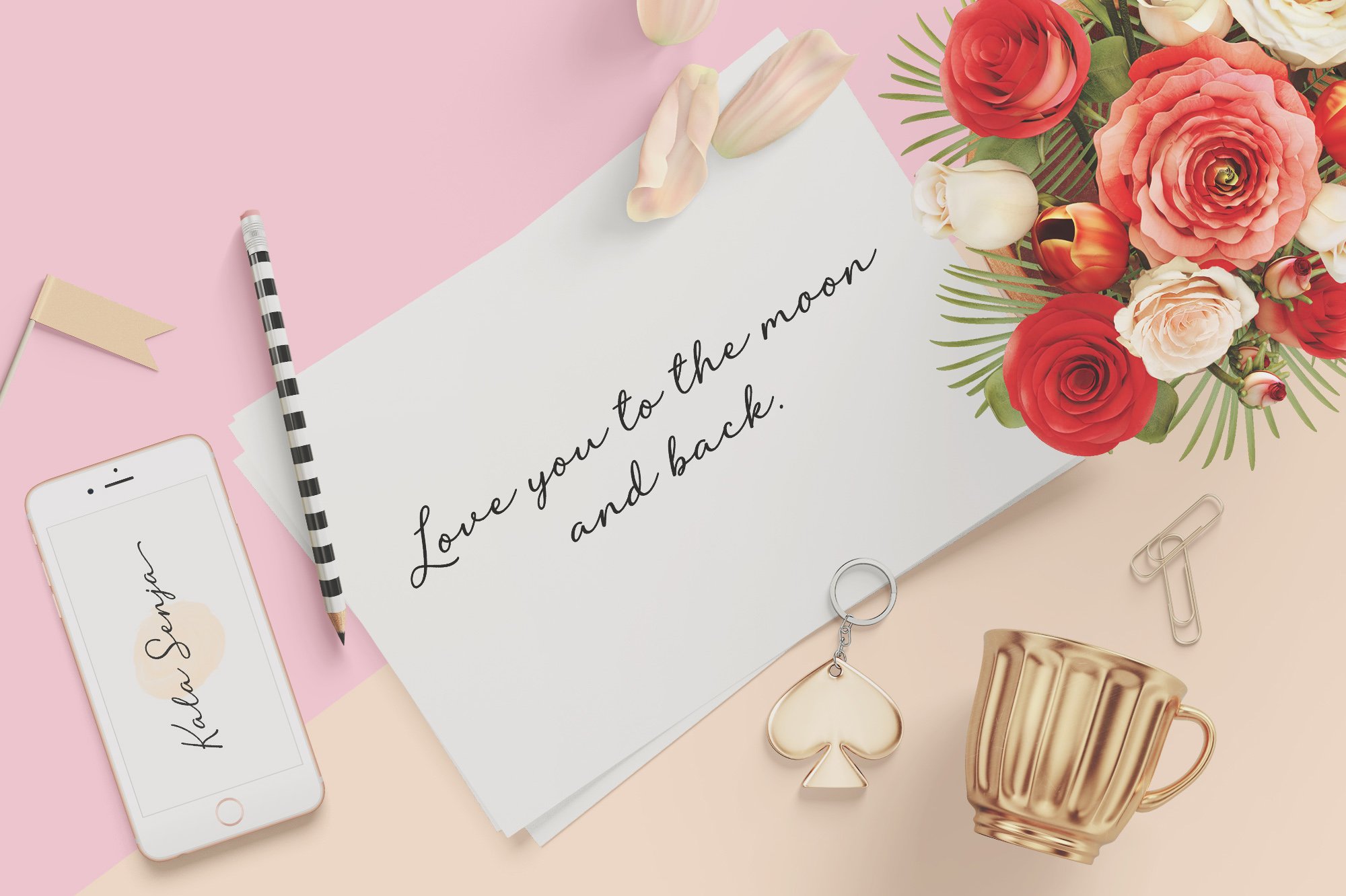 Lovely Flowers Signature Font