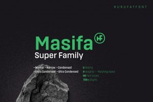 Masifa Super Family 90 Font Styles