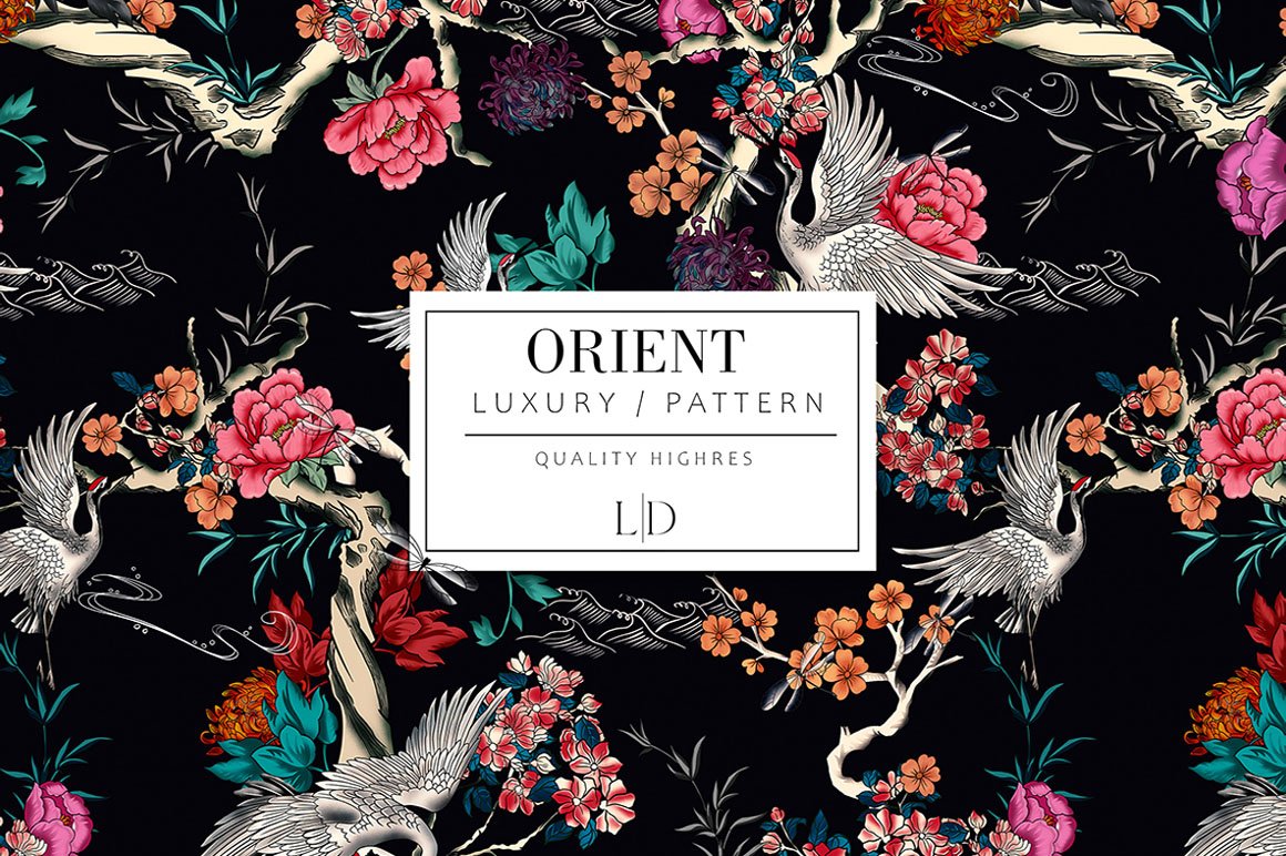 Oriental Elements Wonderful Patterns