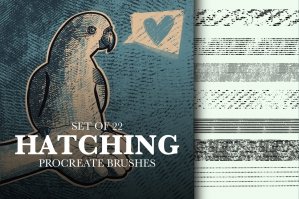 Procreate Hatching Brushes