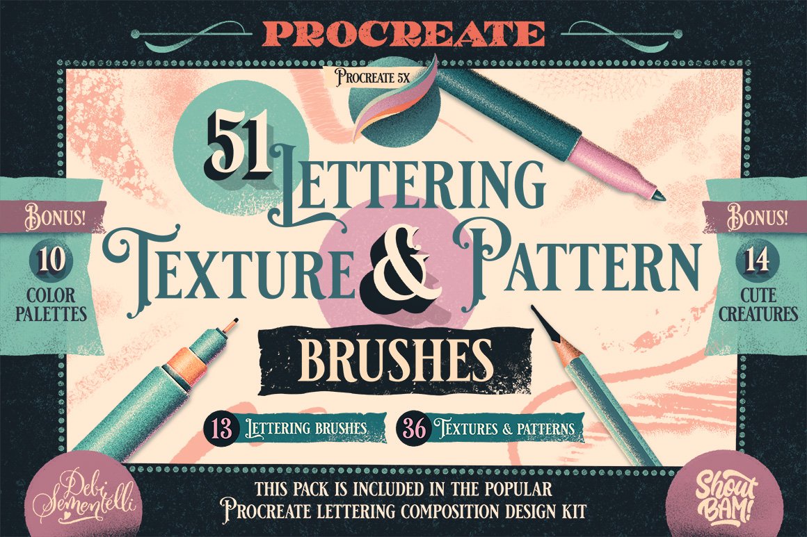 Procreate Lettering Kit - Design Cuts