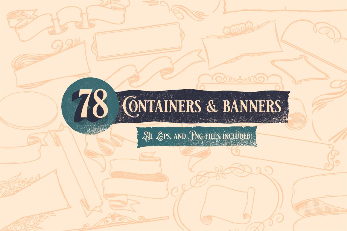 Procreate Stamp Banners & Containers