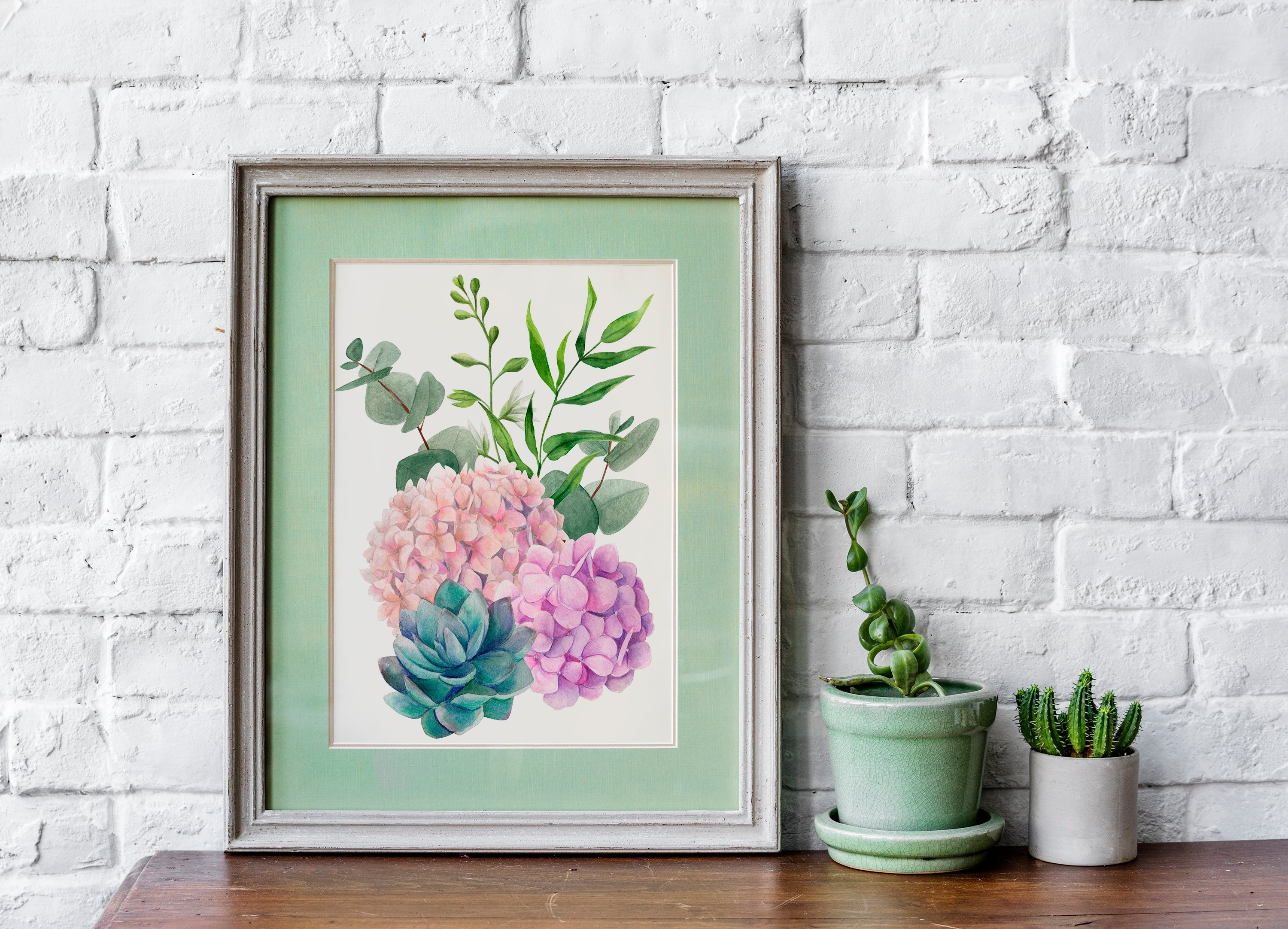 Sunrise Light, Floral Watercolor Collection