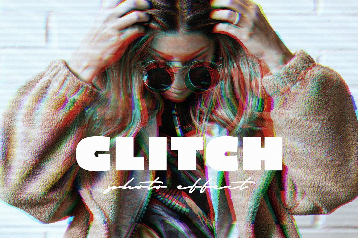 VHS Glitch Effect for Photoshop
