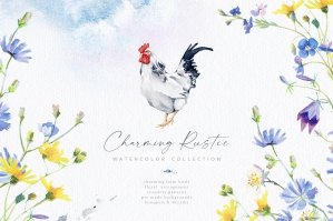Charming Rustic Watercolours