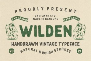 Wilden - Hand-Drawn Vintage Typeface