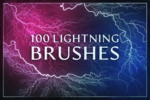 100 Lightning Electricity Brushes