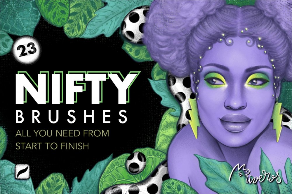23 Nifty Brushes for ProcreateE