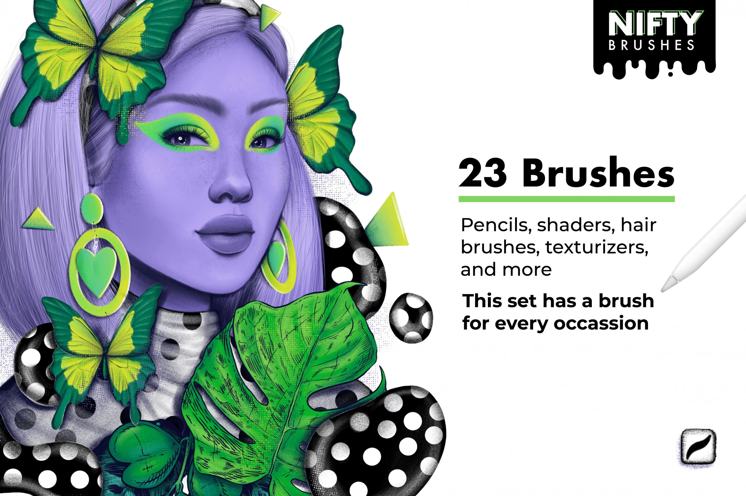 23 Nifty Brushes for Procreate