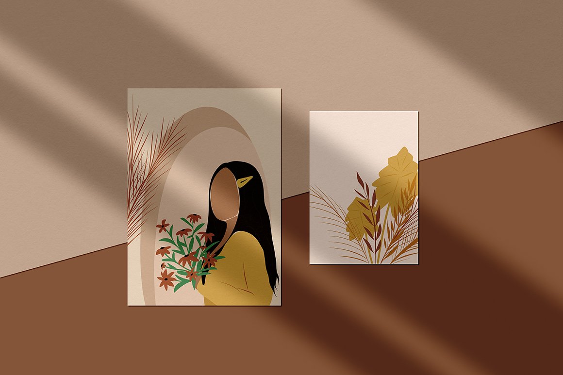 Abstract Women Illustrations Collection V2
