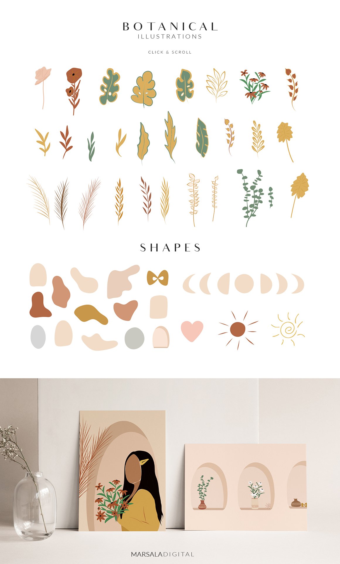 Abstract Women Illustrations Collection V2