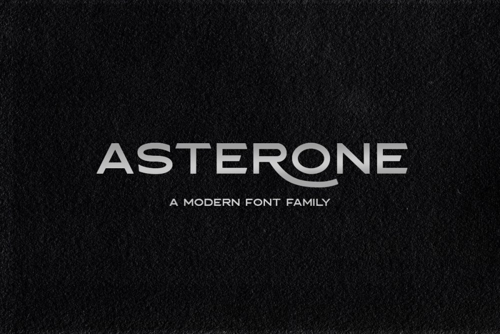 Asterone – Modern Font Family