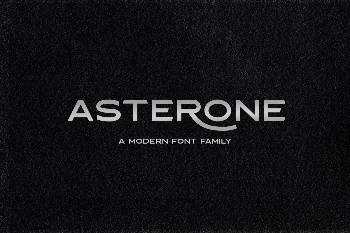 Asterone - Modern Font Family