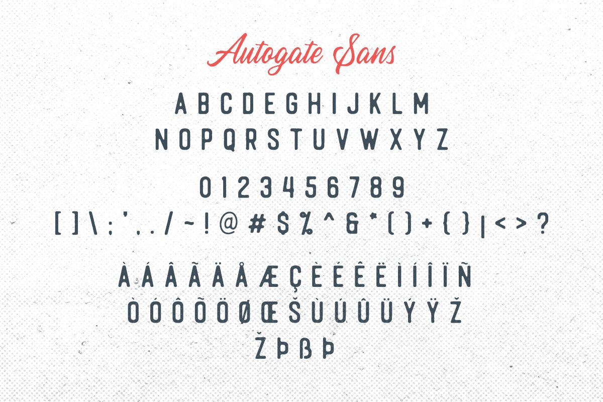 Autogate Font Duo
