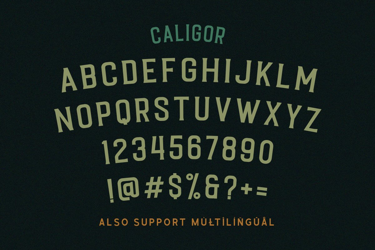 Caligor - Display Typeface