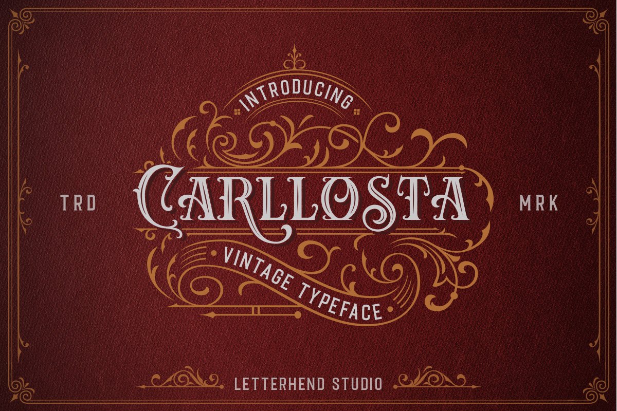 Carllosta - Layered Font