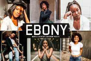 Ebony Mobile & Desktop Lightroom Presets